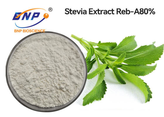 Καθαρισμένο HPLC Stevia Rebaudiana αποσπασμάτων GSG 80% φύλλων Stevia βαθμού τροφίμων